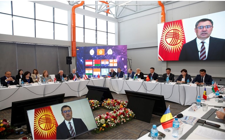 Read more about the article Participated in the international conference on the topic “The Establishment of Constitutional Justice in New Democracies,” organized to commemorate the 35th anniversary of the establishment of the Constitutional Court of the Kyrgyz Republic