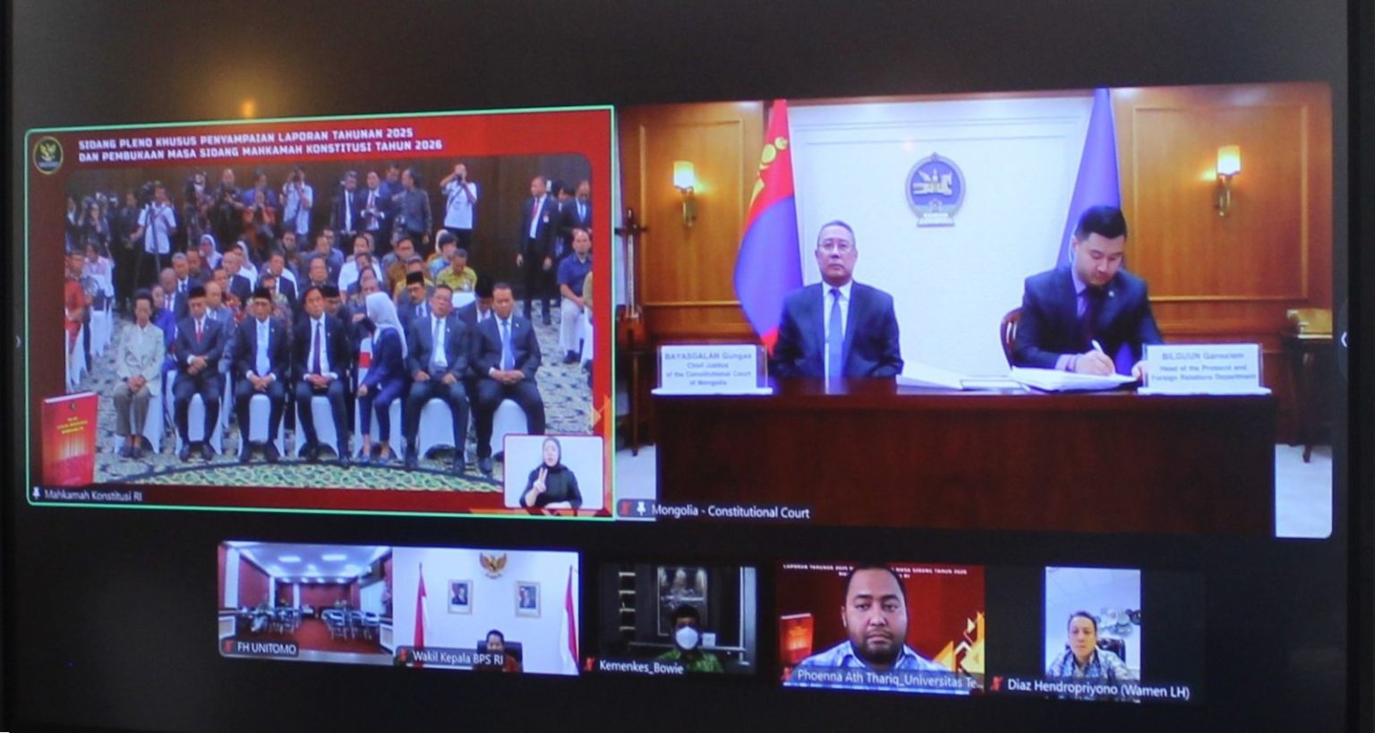 Read more about the article Participated in the opening ceremony online